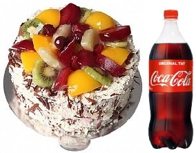 4-6 Kişilik Karışık Meyveli Pasta En Güzel