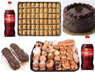 Çikolata ve Şerbetli Tatlı Keyfi Yaş Pasta ve Baklava Avantaj Seti