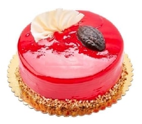 Katıksız 6–9 Kişilik Sade Klasik Frambuazlı Yaş Pasta